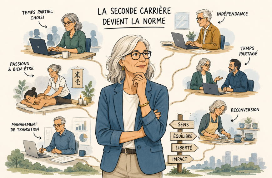 La seconde carrière devient la norme